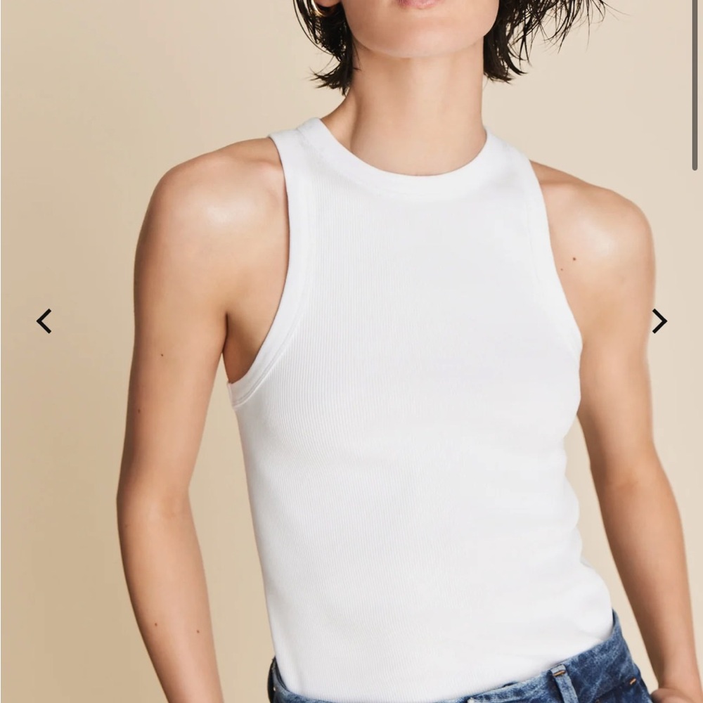 Not so basic tank in white